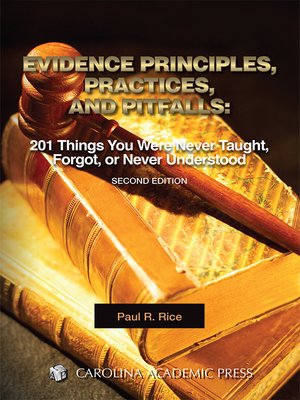 cover image of Evidence Principles & Practices